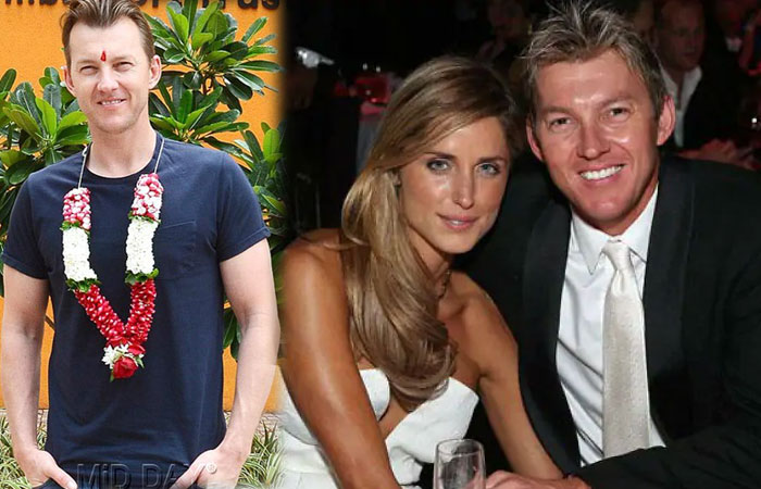 Brett Lee With Wife Lana Anderson